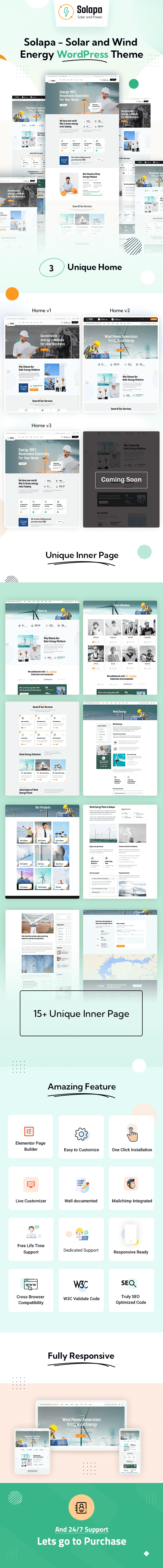 Solapa - Solar and Wind Energy WordPress Theme